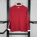Camisa Manga Longa Liverpool Home 2025/26 - Adidas Torcedor Masculina - Vermelha/Branca