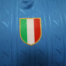 Camisa Napoli Home 2025/26 - EA7 Jogador Masculina - Azul/Branca