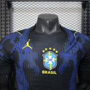 Camisa Pronta Entrega Brasil Away 2026/27 - Jordan Jogador Masculina - Azul/Preta