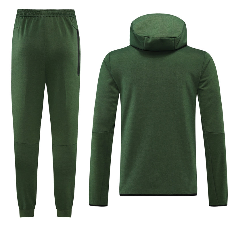 Kit Conjunto Nike Tech Fleece - Jaqueta e Calça- Verde