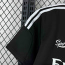 Camisa Real Madrid 2026/27 - Sports Torcedor Masculina - Preta/Branca