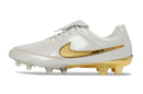 Chuteira Campo Nike Tiempo Legend - Branca/Dourada
