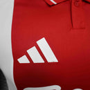 Camisa Ajax Home 2024/25 - Adidas Jogador Masculina - Branca/Vermelha