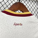 Camisa Seleção Espanha Away 2026/27 - Adidas Torcedor Feminina - Bege/Bordo