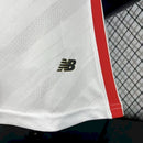 Camisa São Paulo Home 2026/27 - New Balance Jogador Masculina - Branca/Vermelha