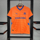 Camisa Pronta Entrega Olympique de Marseille Third 2024/25 - Puma Torcedor Masculina - Laranja/Azul