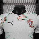 Camisa Seleção Portugal Away 2025/26 - Puma Jogador Masculina - Branca/Verde