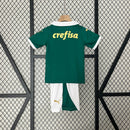 Conjunto Kit Infantil Palmeiras Home 2024/25 - Puma Torcedor - Verde/Branca