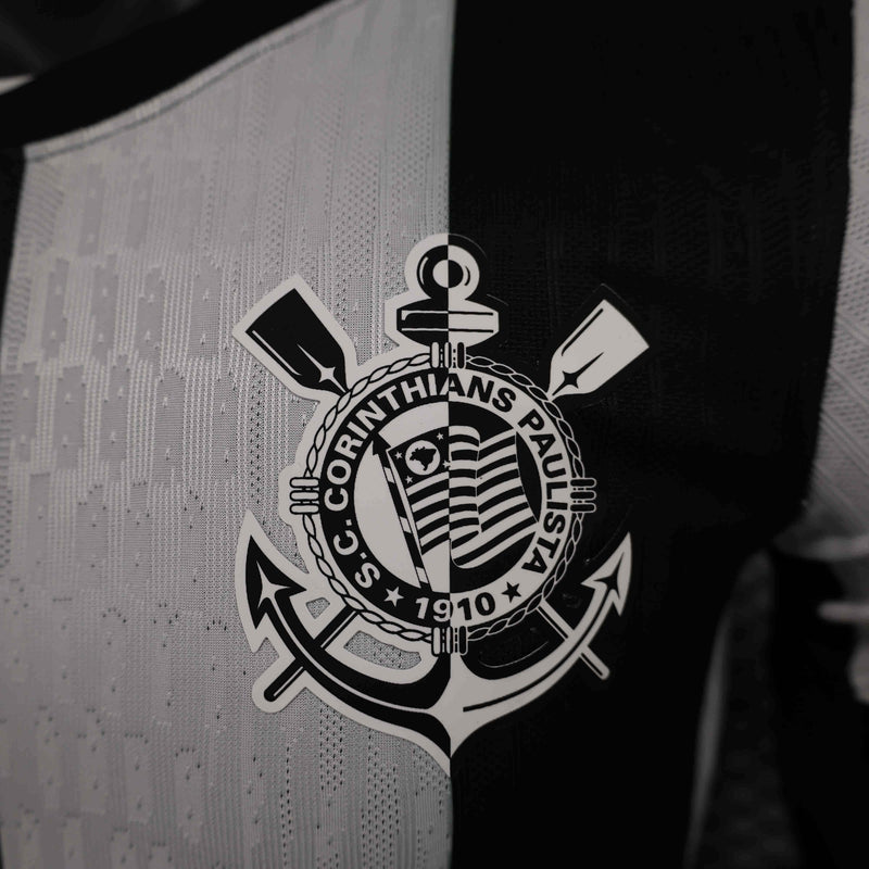 Camisa Corinthians Third 2024/25 - Nike Jogador Masculina - Preta/Branca