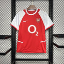 Camisa Pronta Entrega Arsenal Home 2002/04 - Nike Retrô Masculina - Vermelha/Branca