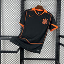 Camisa Pronta Entrega Corinthians Black 2025/26 - Nike Torcedor Masculina - Preta/Laranja