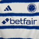 Camisa Cruzeiro Away 2025/26 - Adidas Torcedor Masculina - Branca/Azul