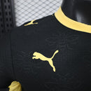 Camisa Manchester City Away 2026/27 - Puma Jogador Masculina - Preta/Amarela