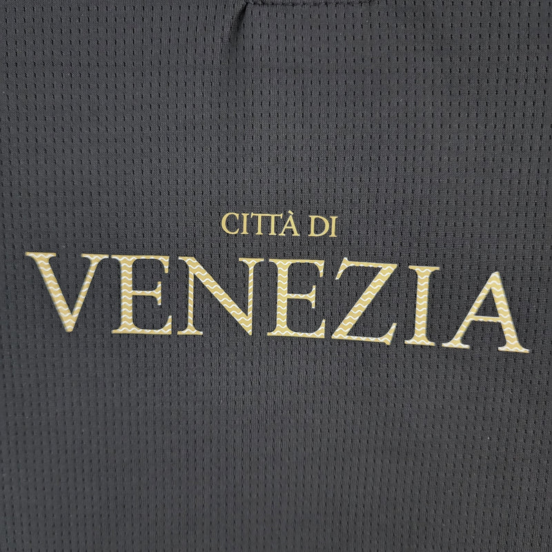 Camisa Venezia Home 2022/23 - Kappa Torcedor Masculina - Preta/Dourada