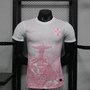 Camisa Seleção Brasil Edição Especial 2026/27 - Nike Jogador Masculina - Branca/Rosa