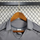 Camisa Real Madrid Away 2005/06 - Adidas Retrô Masculina - Cinza/Preta