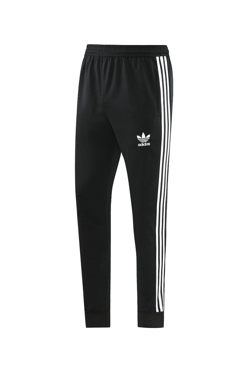 Kit Conjunto Adidas Tech Fleece - Jaqueta e Calça- Preta/Branca