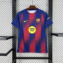Camisa Pronta Entrega Barcelona Home 2025/26 - Nike Torcedor Masculina - Azul/Vermelha