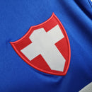 Camisa Palmeiras Manga Longa 2014/15 - Adidas Retrô Masculina - Azul/Branca