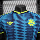 Camisa Seleção Colômbia Away 2026/27 - Adidas Jogador Masculina - Azul/Verde