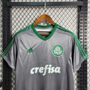 Camisa Palmeiras 2015/16 - Adidas Retrô Masculina - Cinza/Verde