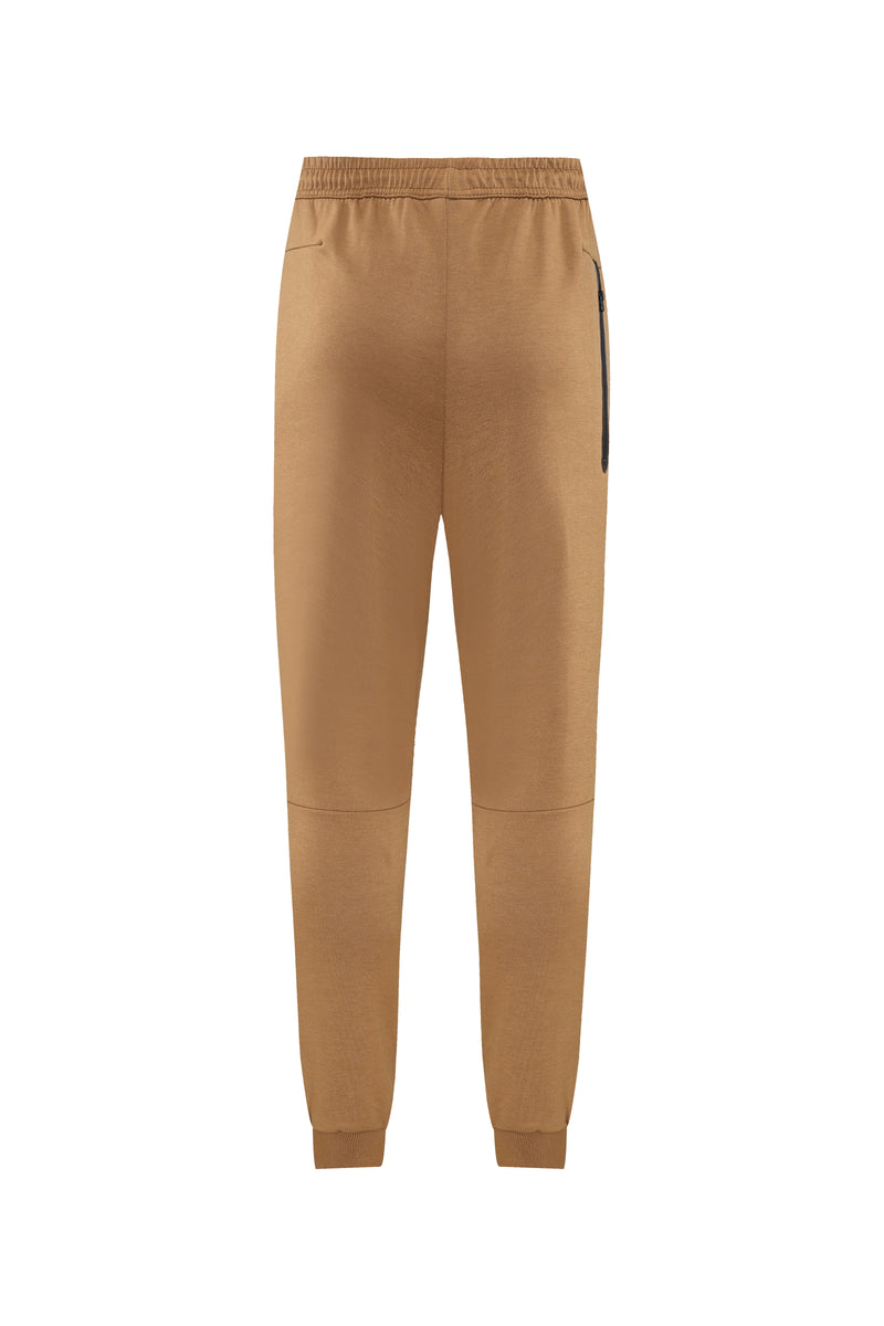 Kit Conjunto Nike Tech Fleece - Jaqueta e Calça- Caramelo/Branca