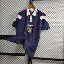 Camisa Seleção Escócia Home 1996\98 - Umbro Retrô Masculina - Azul/Branca