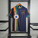 Camisa Newcastle Away 1997/98 - Adidas Retrô Masculina - Azul/Laranja