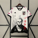Camisa Seleção Japão Anime 2024/25 - Adidas Torcedor Masculina - Branca/Preta