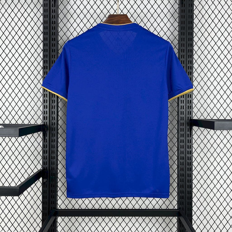 Camisa Leicester City Home 2018/19 - Adidas Retrô Masculina - Azul/Branca