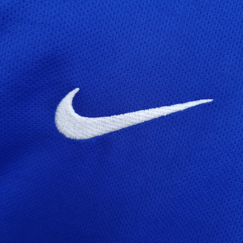 Camisa Seleção Brasil Away 2004/06 - Nike Retrô Masculina - Azul/Branca