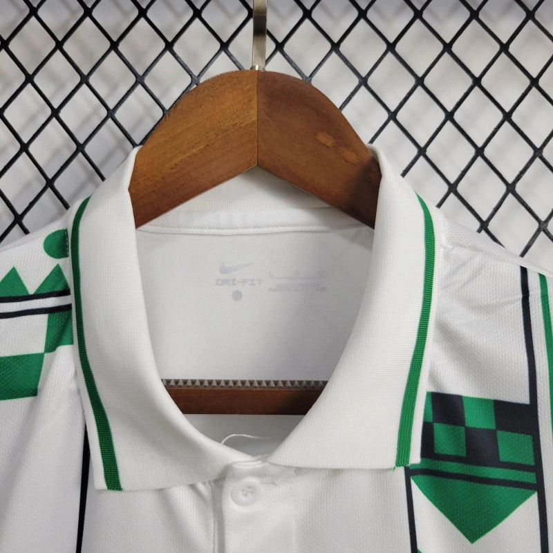 Camisa Seleção Nigéria 2024/25 - Nike Torcedor Masculina - Branca/Verde