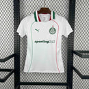 Camisa Palmeiras Away 2026/27 - Puma Torcedor Feminina - Branca/Verde