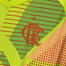 Camisa Pronta Entrega Flamengo Goleiro 2025/26 - Adidas Torcedor Masculina - Amarela/Laranja