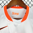 Conjunto Kit Infantil Seleção Holanda Away 2026/27 - Nike Torcedor - Branca/Laranja