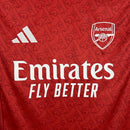 Camisa Pronta Entrega Arsenal Home 2025/26 - Adidas Torcedor Masculina - Vermelha/Branca