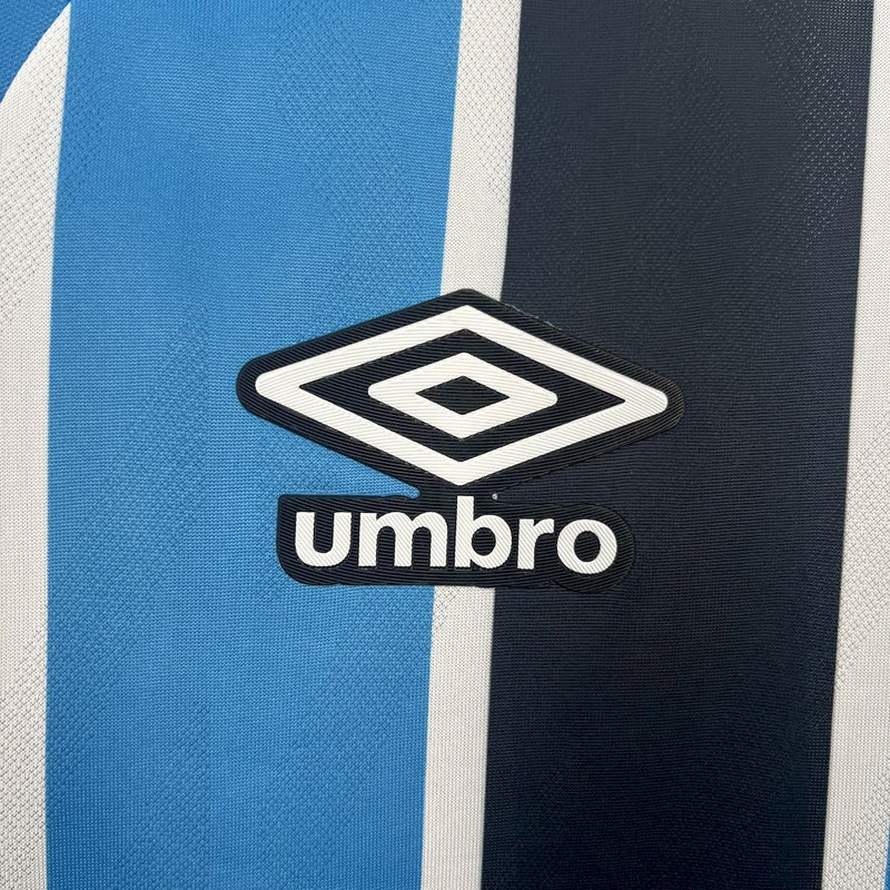 Camisa Grêmio Home 2025/26 - Umbro Torcedor Masculina - Azul/Preta