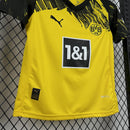 Conjunto Kit Infantil Borussia Dortmund Home 2025/26 - Puma Torcedor - Amarela/Preta