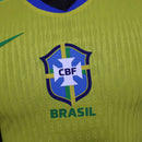 Camisa Seleção Brasil Home 2025/26 - Nike Jogador Masculina - Amarela/Verde
