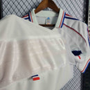 Camisa Seleção França Away 1998/99 - Adidas Retrô Masculina - Branca/Azul