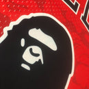 Camisa Regata NBA Chicago Bulls x Bape N°93 - Vermelha/Preta