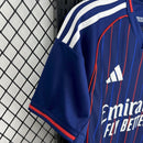 Camisa Pronta Entrega Lyon Away 2025/26 - Adidas Torcedor Masculina - Azul/Vermelha