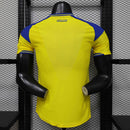 Camisa Seleção Suécia Home 2026/27 - Adidas Jogador Masculina - Amarela/Azul