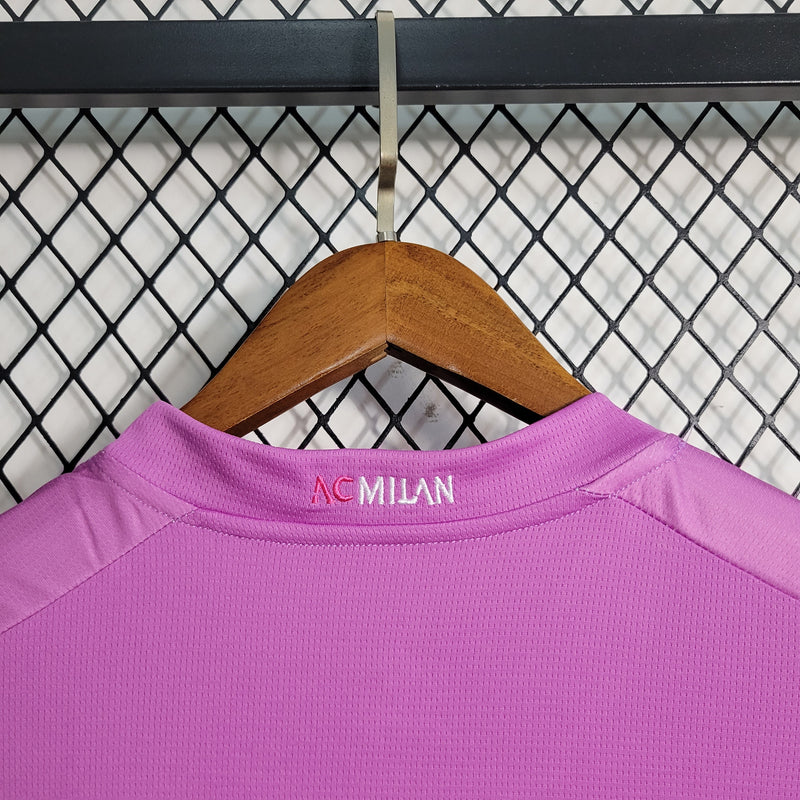 Camisa Milan Third 2023/24 - Puma Torcedor Masculina - Rosa/Verde