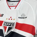 Camisa Pronta Entrega São Paulo Home 2026/27 - New Balance Torcedor Masculina - Branca/Preta