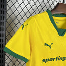 Conjunto Kit Infantil Palmeiras Third 2025/26 - Puma Torcedor - Amarela/Azul