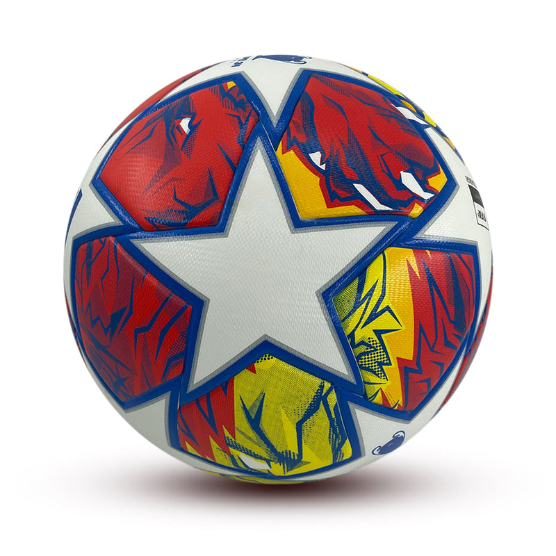 Bola UEFA Champions League 2023/24 - Adidas Campo - Vermelha/Amarela