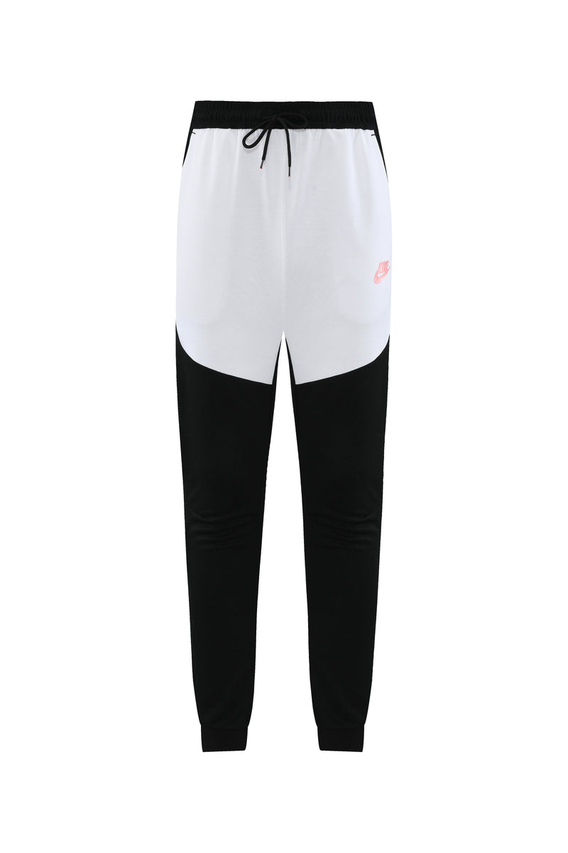 Kit Conjunto Nike Tech Fleece - Jaqueta e Calça- Branca/Preta