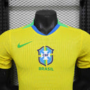Camisa Seleção Brasil Home 2025/26 - Nike Jogador Masculina - Amarela/Verde