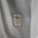 Camisa Seleção Colômbia Edição Especial 100 anos 2024/25 - Adidas Jogador Masculina - Bege/Amarela